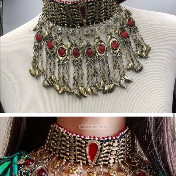 Afghani/vintage traditional necklace - Picture 2 of 2